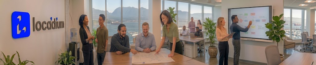 Locadium team in the office